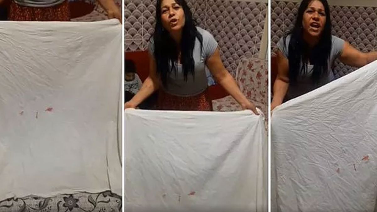 Gerdek gecesi rezaletleri! İlk gece kanı bayrak gibi sallandırılıyor