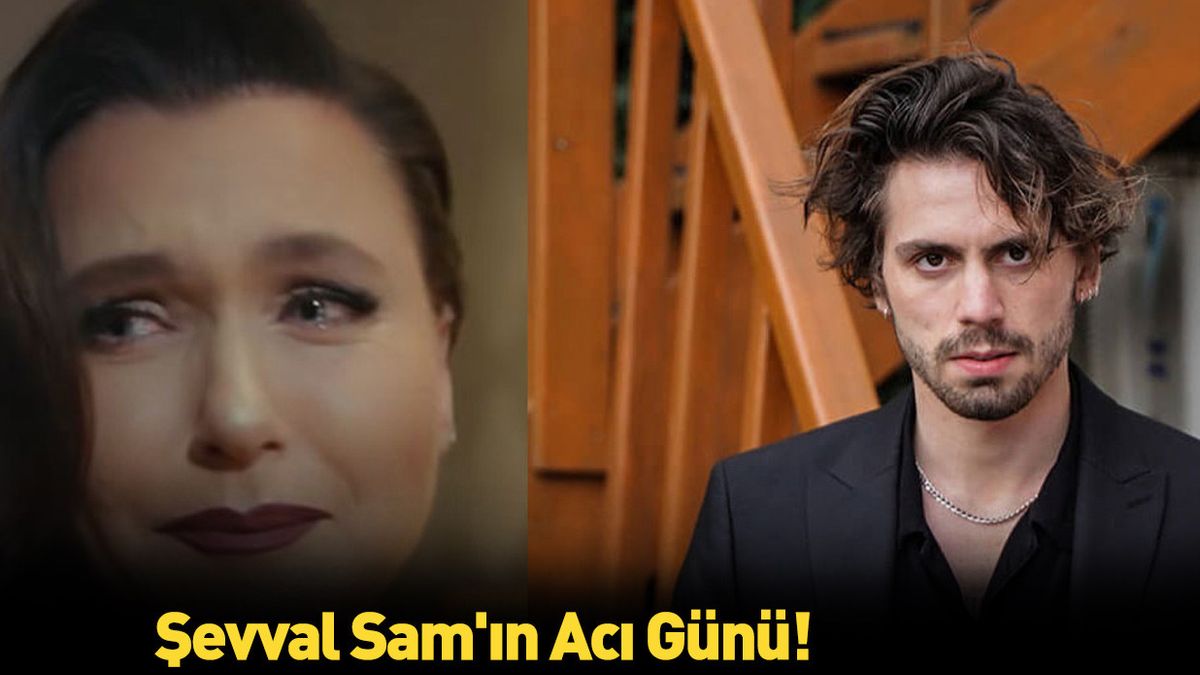 Şevval Sam kendini tutamadı herkesin içinde ağlamaya başladı oğlunun acı haberini gözyaşları içinde duyurdu