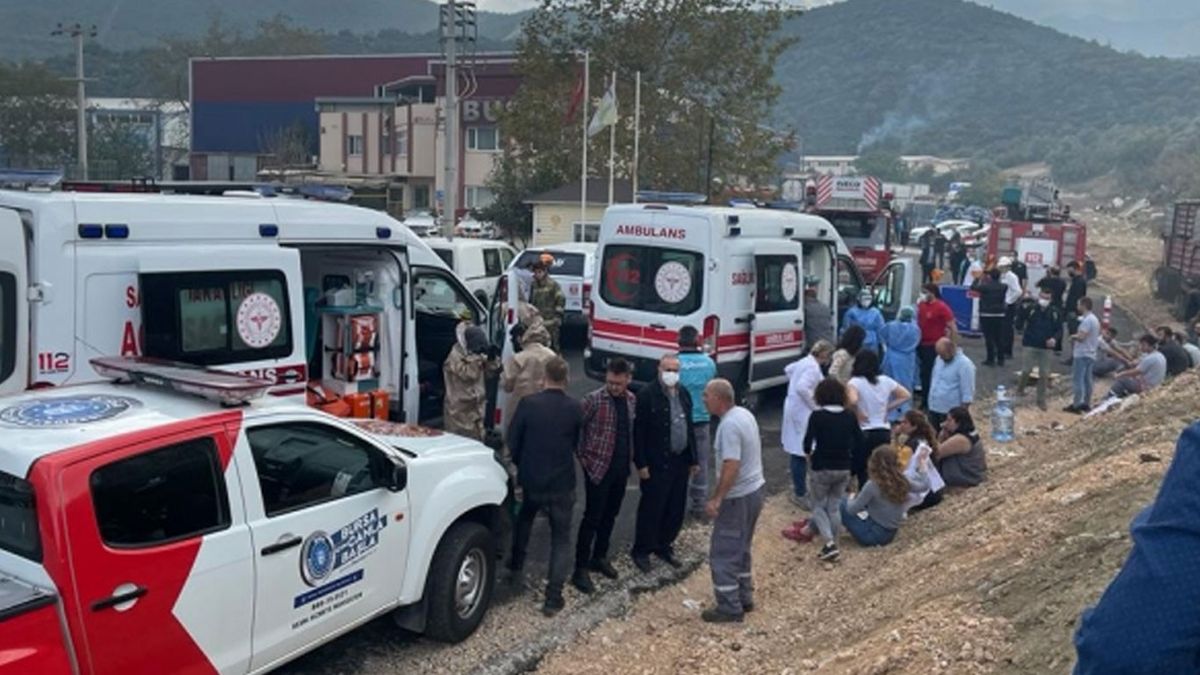 Bursa'da Fabrikada Yangın Çıktı