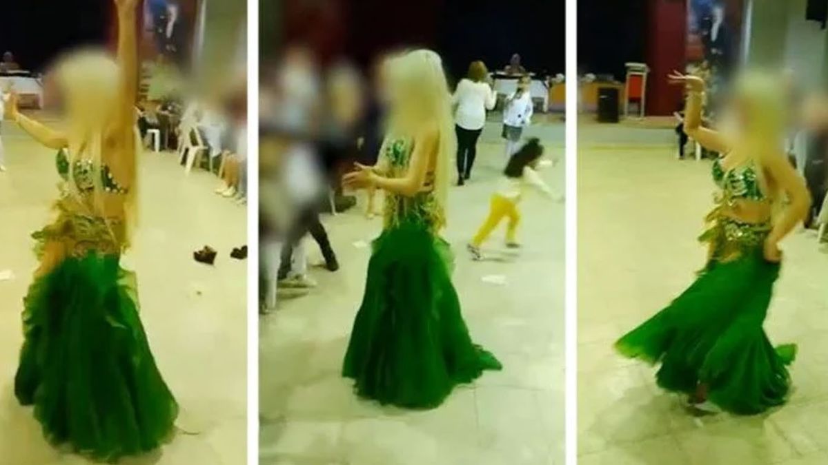 İmam Hatip Ortaokulu'nda skandal görüntüler! Dansöz oynattılar