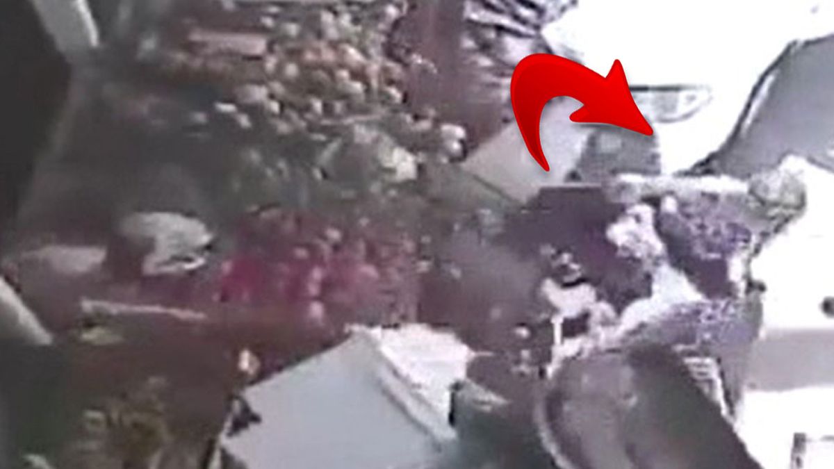 İsrail’de Kendisine Araba Çarpan Kadın Alışveriş Yapmaya Devam Etti
