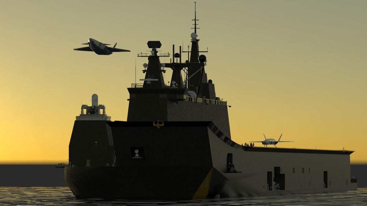 KIZILELMA ve TCG Anadolu aynı karede