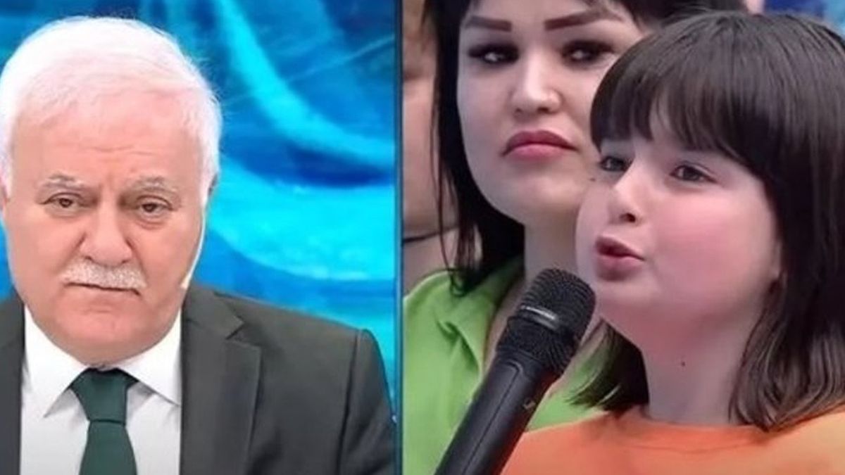 Nihat Hatipoğlu’na soru soran 8 yaşındaki kız çocuğu gözyaşlarına hakim olmadı