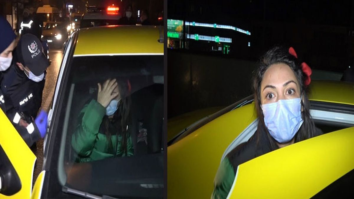 Sokağa Çıkma Yasağında Takside Alkol Kullandı