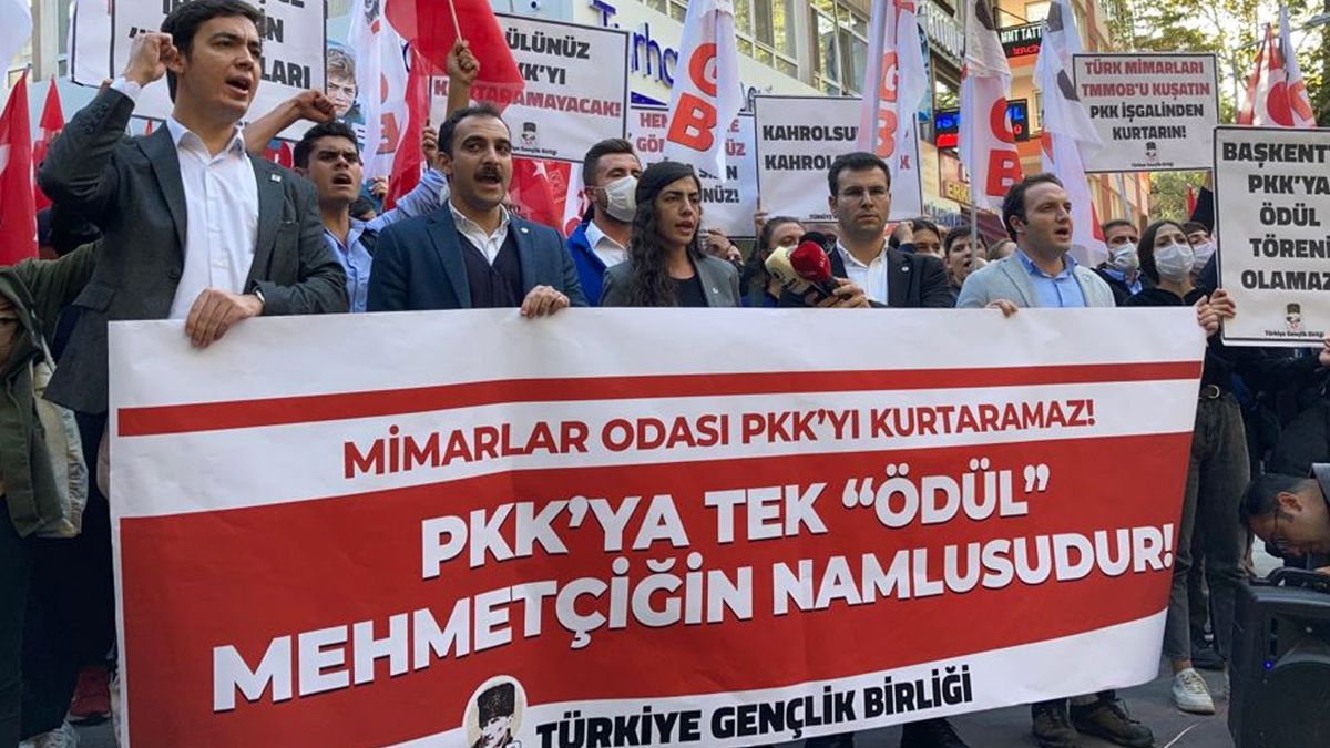 TGB'den Mimarlar Odasına Uyarı: PKK'ya Ödül Mehmetçiğe Kurşundur!