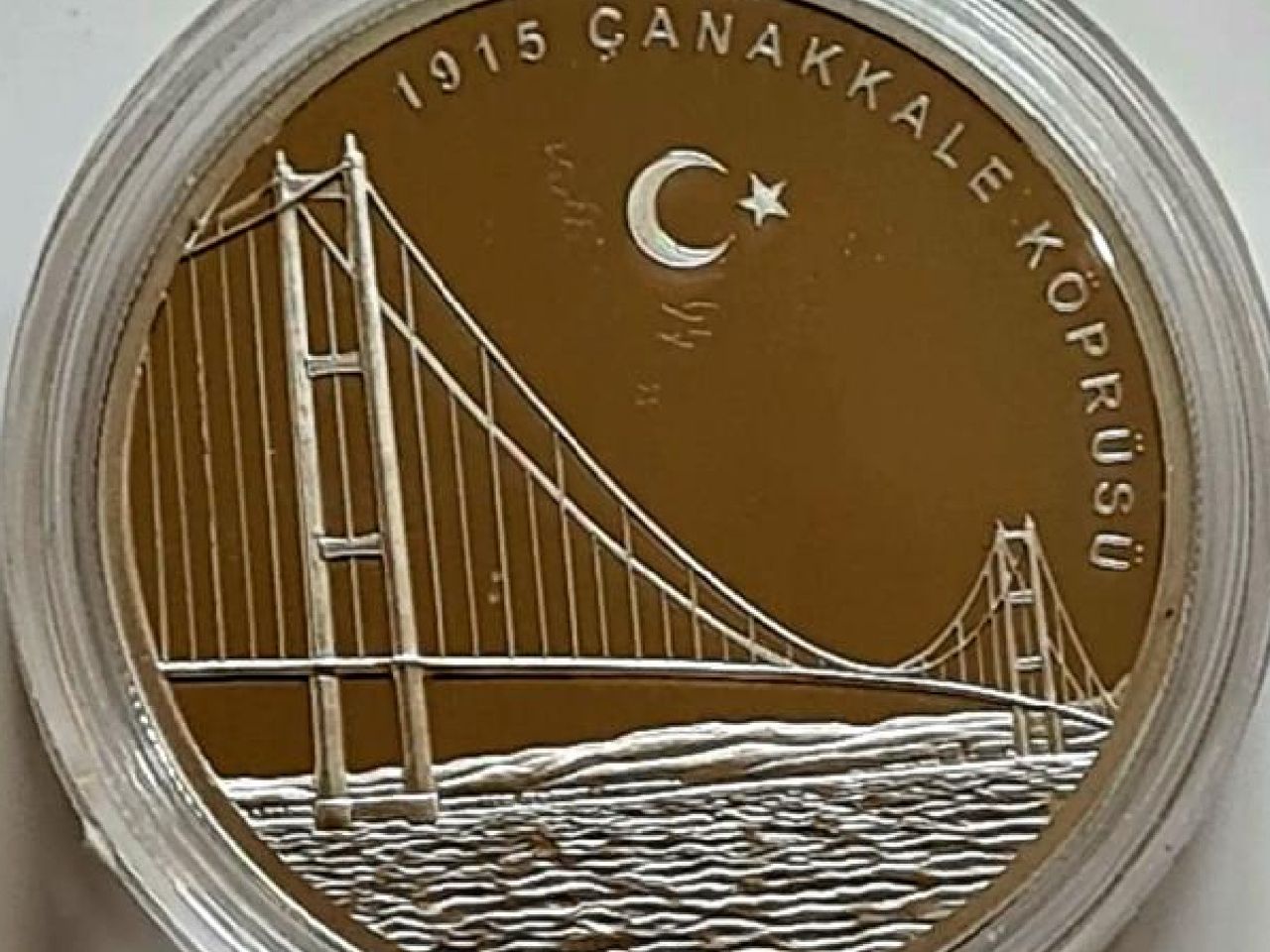 1915 Çanakkale köprüsü hatıra parası 1915 Çanakkale köprüsü hatıra parası