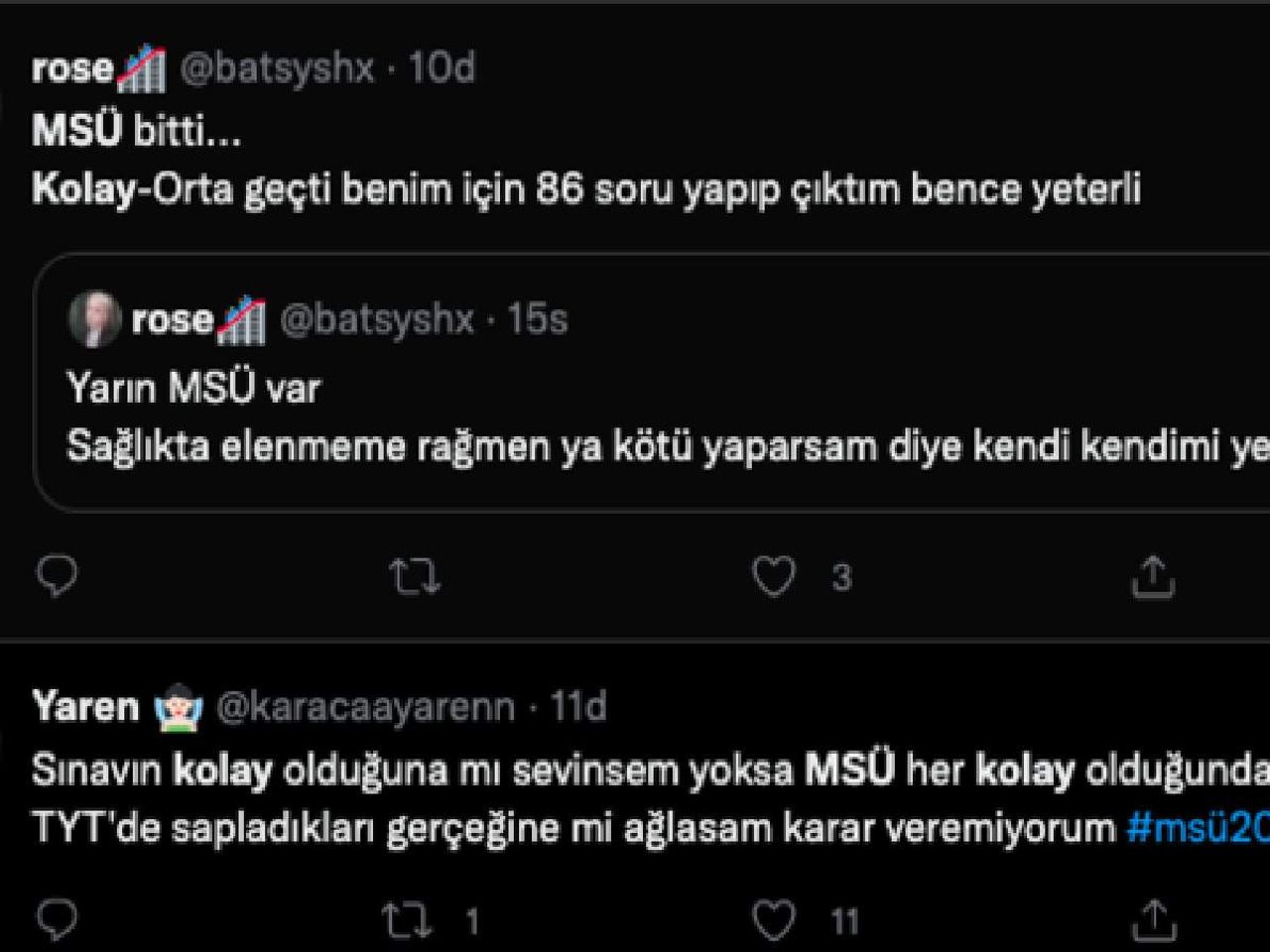 2022 MSÜ sınavı 2022 MSÜ sınavı