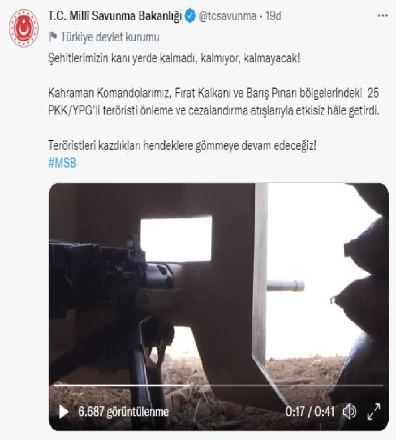 25 Terörist öldürüldü 25 Terörist öldürüldü
