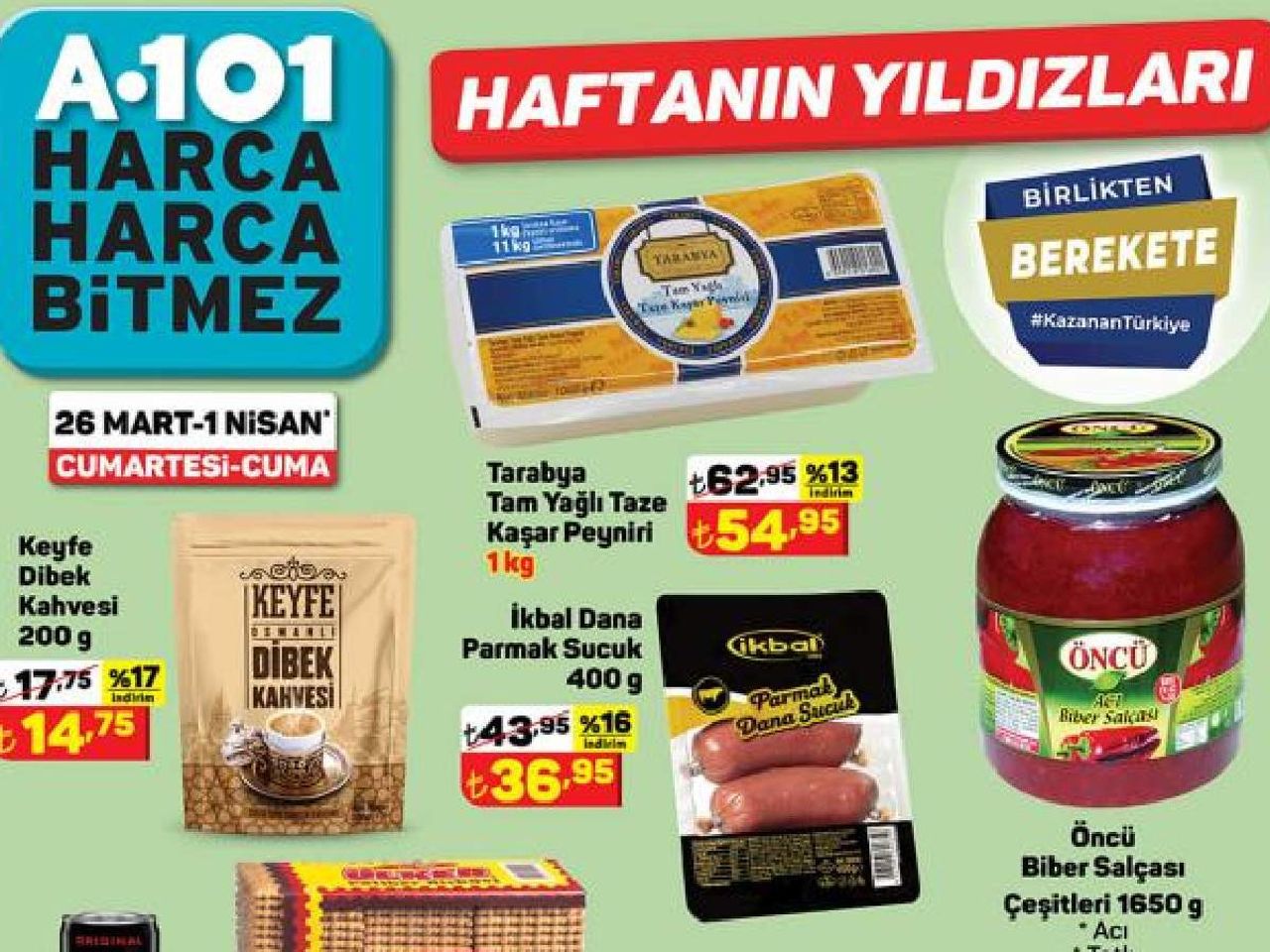 26 Mart - 1 Nisan arası haftanın yıldızları ürünleri 26 Mart - 1 Nisan arası haftanın yıldızları ürünleri