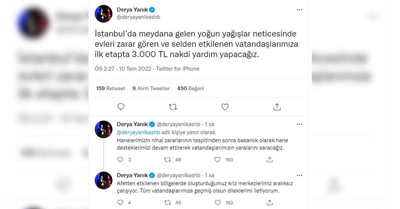 3.000 TL nakdi yardım 3.000 TL nakdi yardım