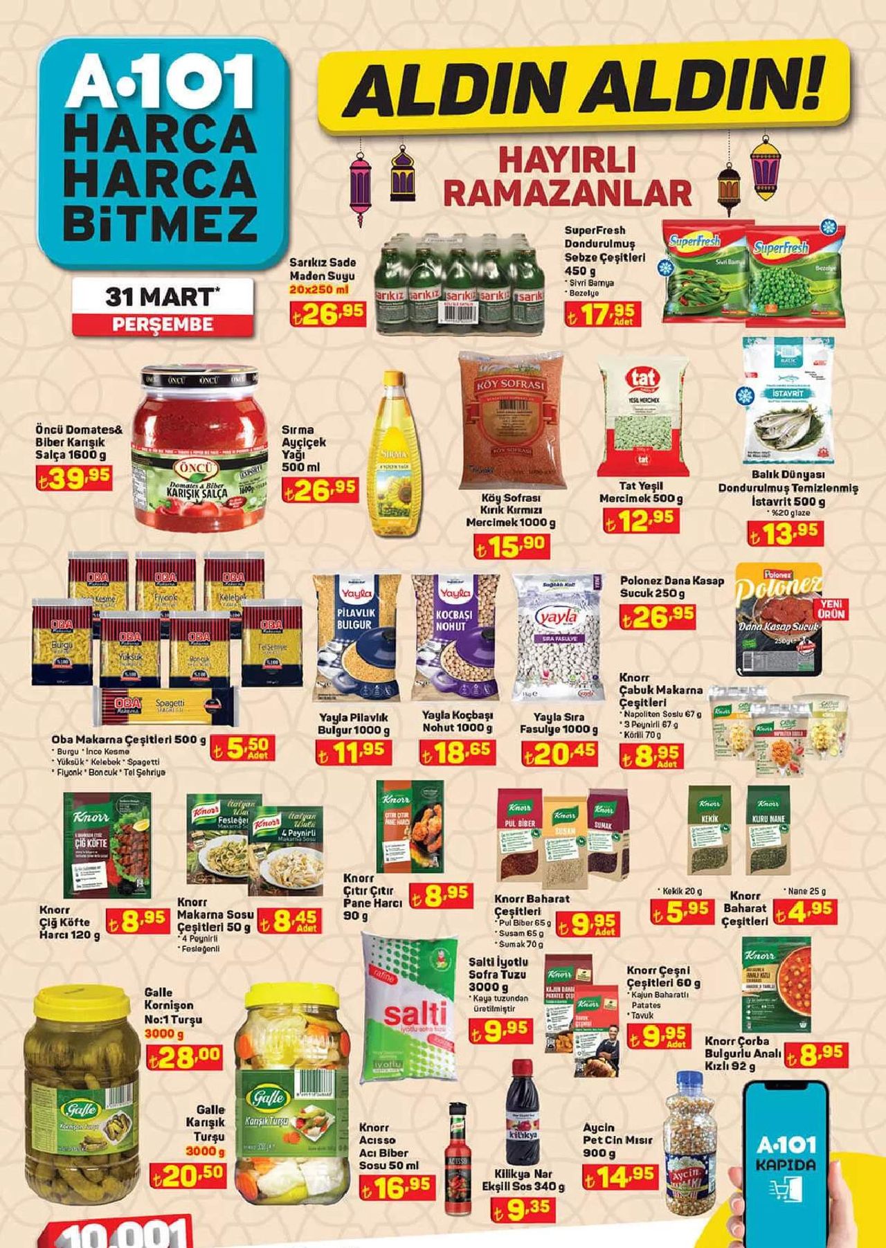31 Mart A101 İndirimli Ürünler 31 Mart Aktüel Ürünler Kataloğu 2022 31 Mart A101 İndirimli Ürünler 31 Mart Aktüel Ürünler Kataloğu 2022