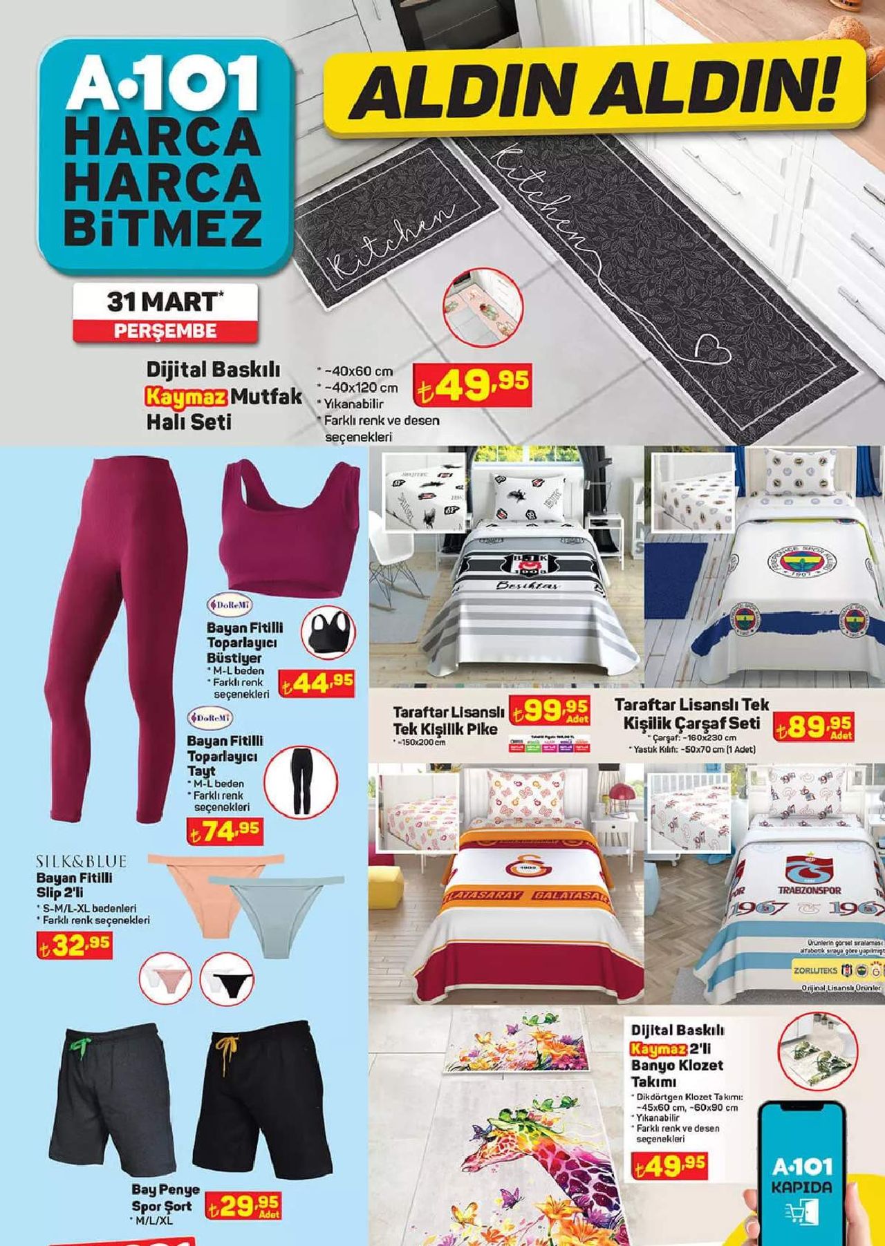 31 Mart A101 İndirimli Ürünler 31 Mart Aktüel Ürünler Kataloğu 2022 31 Mart A101 İndirimli Ürünler 31 Mart Aktüel Ürünler Kataloğu 2022