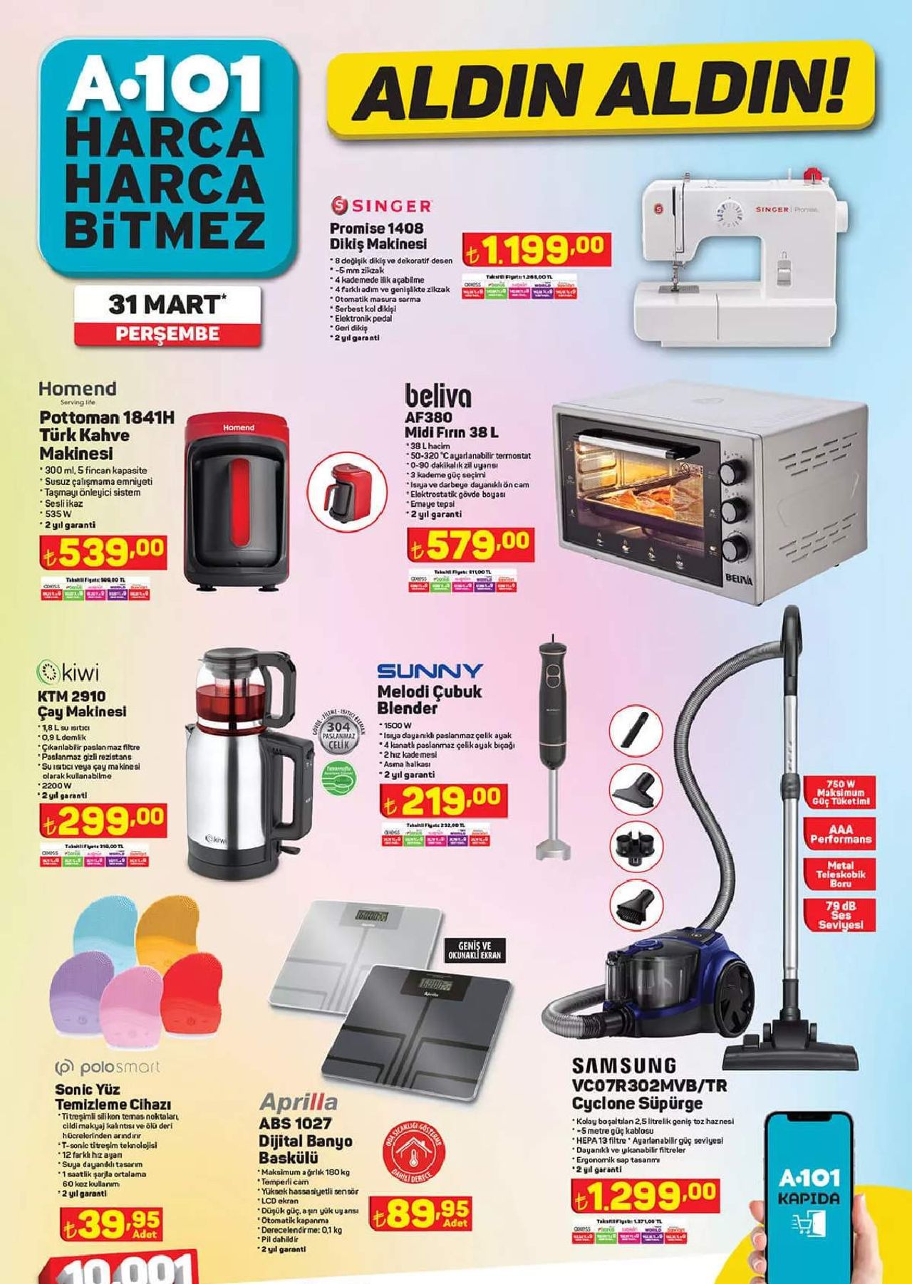 31 Mart A101 İndirimli Ürünler 31 Mart Aktüel Ürünler Kataloğu 2022 31 Mart A101 İndirimli Ürünler 31 Mart Aktüel Ürünler Kataloğu 2022