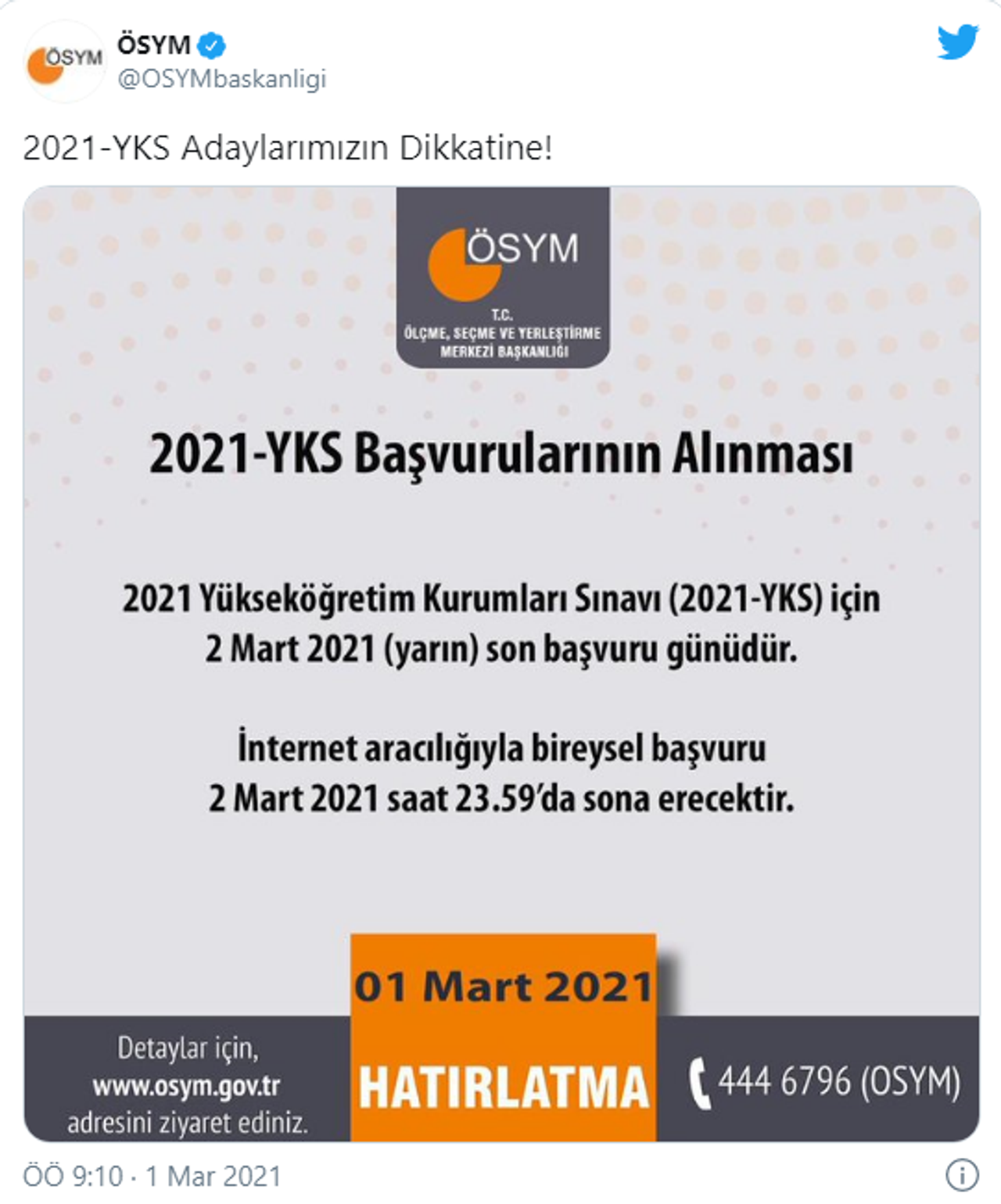 ÖSYMaçıklama010302021 ÖSYMaçıklama010302021