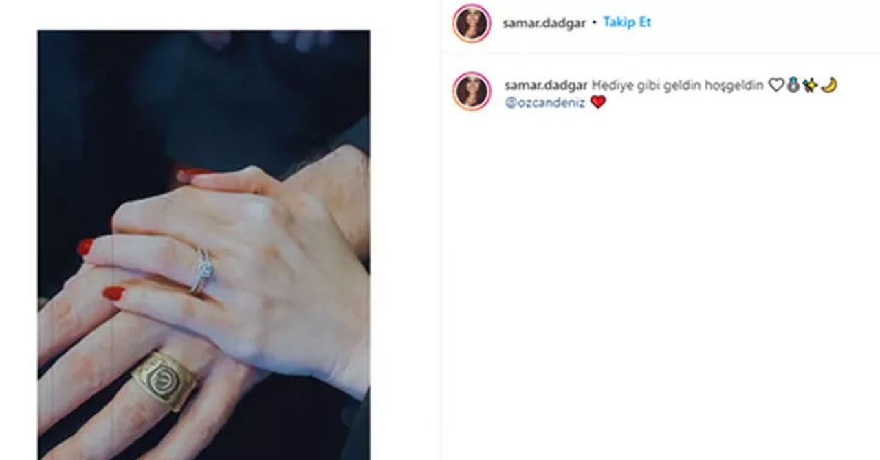 Özcan Deniz evlenme teklifi etti Özcan Deniz evlenme teklifi etti