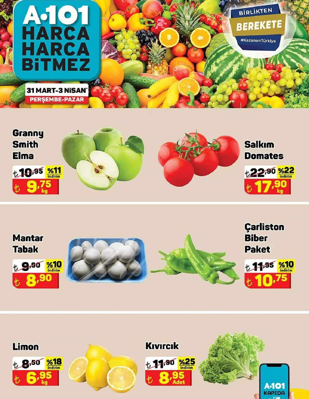 A101 2 Nisan 2022 aktüel indirimli ürünler kataloğu A101 2 Nisan 2022 aktüel indirimli ürünler kataloğu