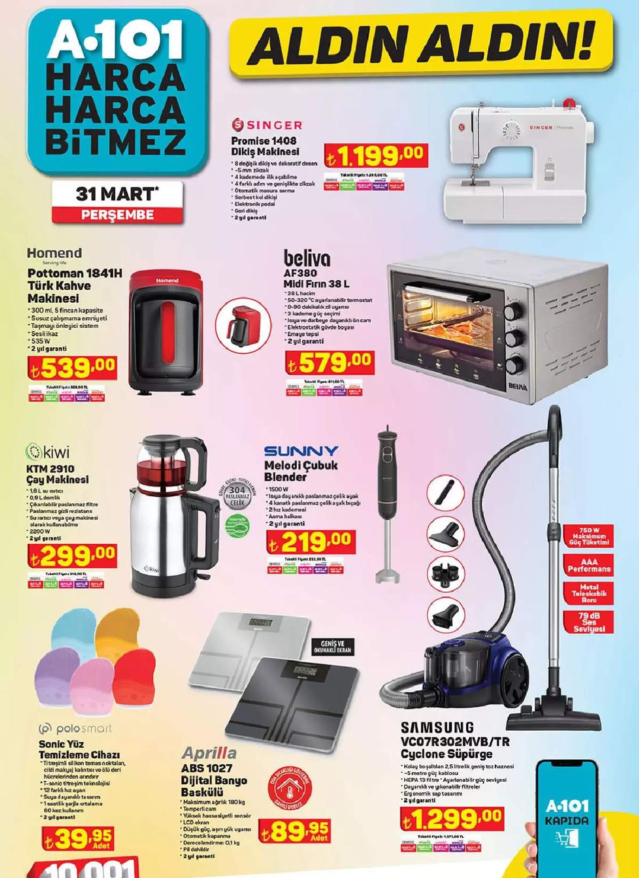 A101 31 Mart 2022 Ramazana özel aktüel indirimli ürünler kataloğu A101 31 Mart 2022 Ramazana özel aktüel indirimli ürünler kataloğu