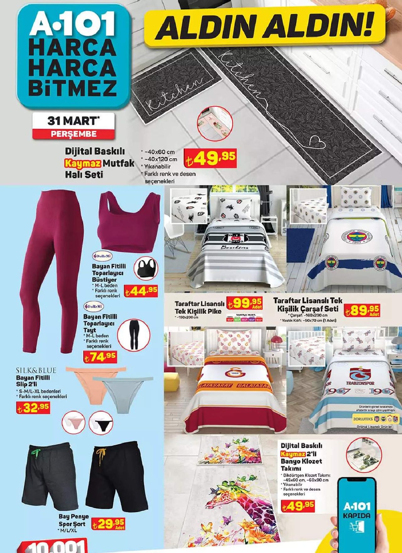 A101 31 Mart 2022 Ramazana özel aktüel indirimli ürünler kataloğu A101 31 Mart 2022 Ramazana özel aktüel indirimli ürünler kataloğu