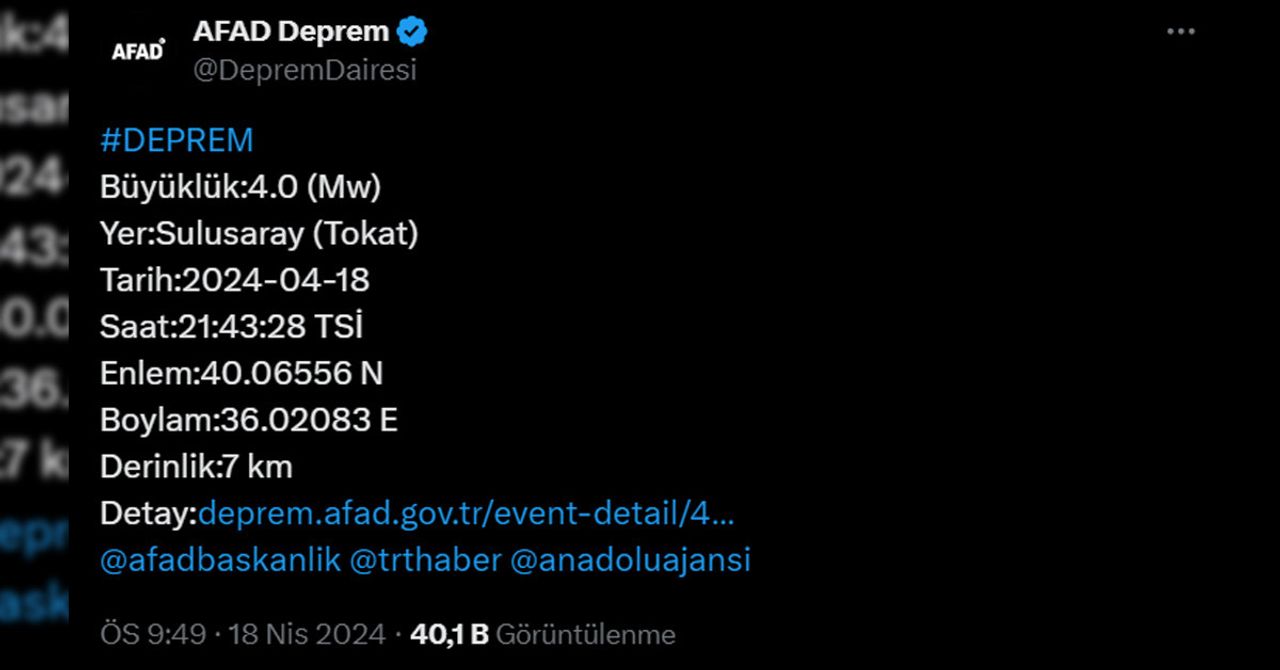 Afad deprem Afad deprem