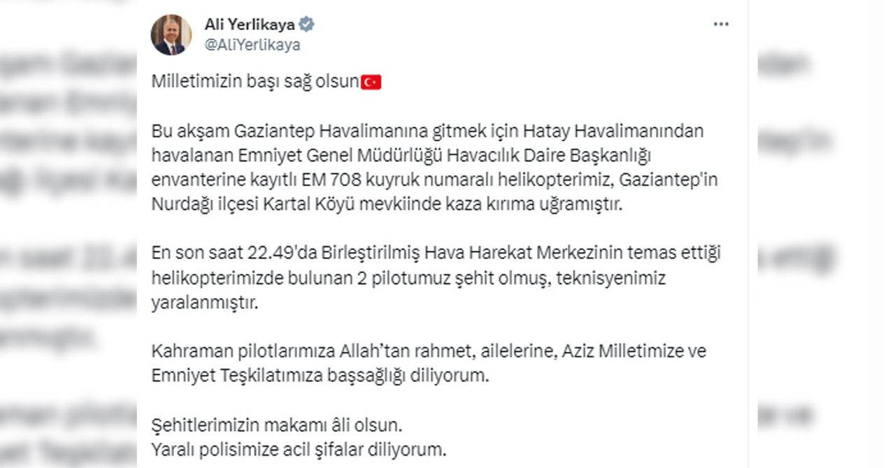 Ali Yerlikaya Ali Yerlikaya