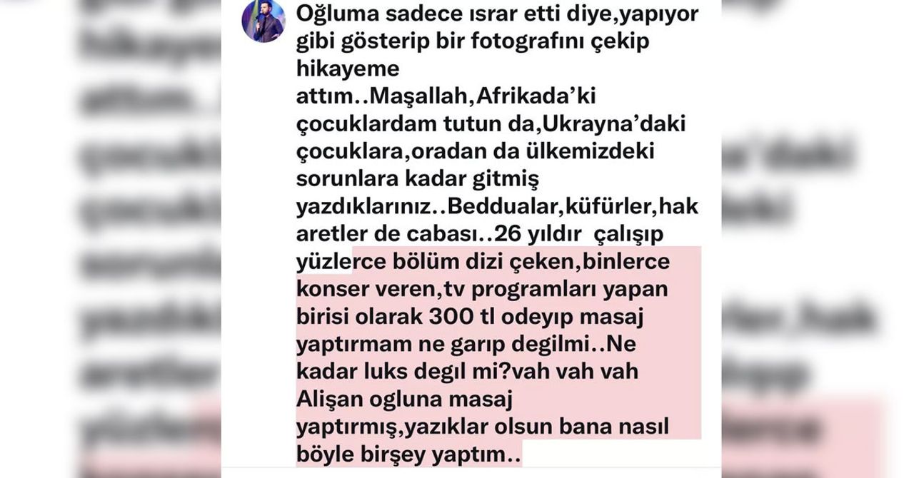 Alişan isyan etti Alişan isyan etti