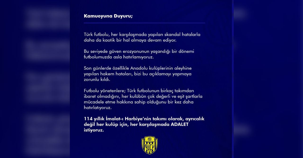ankaragücü açıklama ankaragücü açıklama
