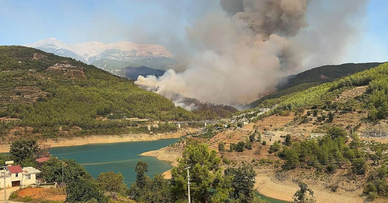 Antalya İzmir Orman Yangını