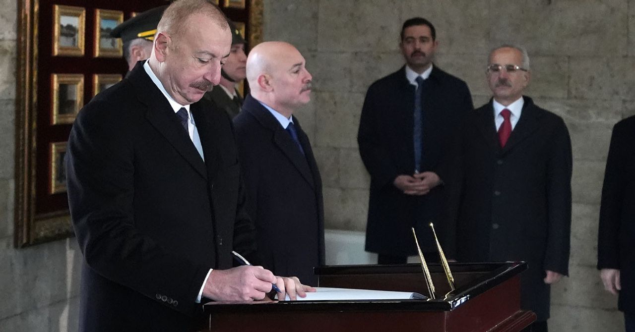 Azerbaycan cumhurbaşkanı İlham Aliyev Türkiye