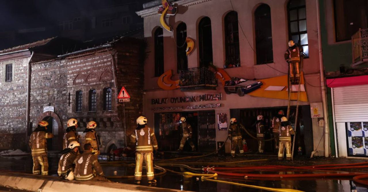 Balat Oyuncak Müzesi Yangın Balat Oyuncak Müzesi Yangın