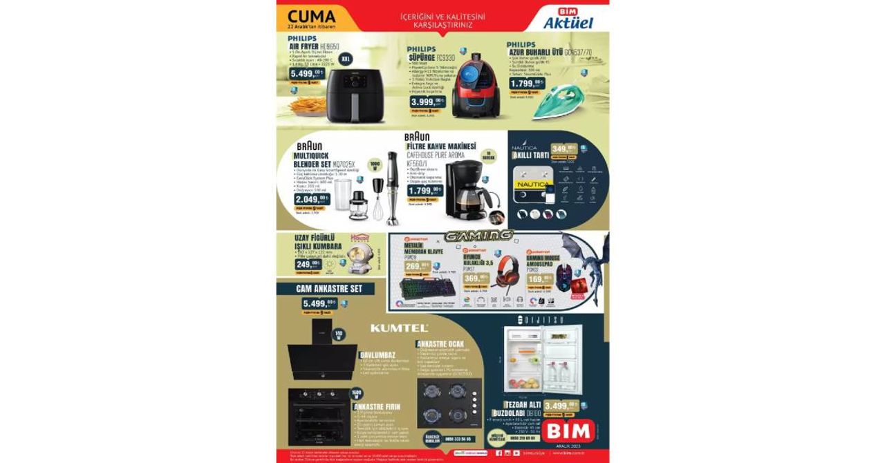 BİM 22 Aralık Aktüel BİM 22 Aralık Aktüel
