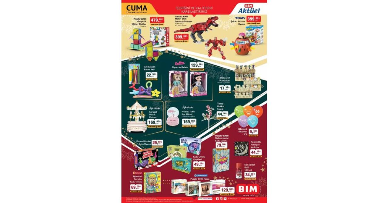 BİM 22 Aralık Aktüel BİM 22 Aralık Aktüel