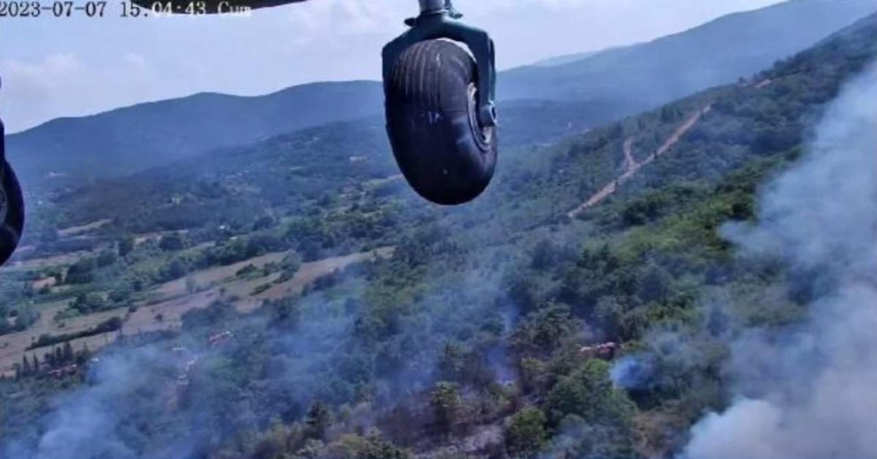 Çanakkale Orman Yangını Çanakkale Orman Yangını