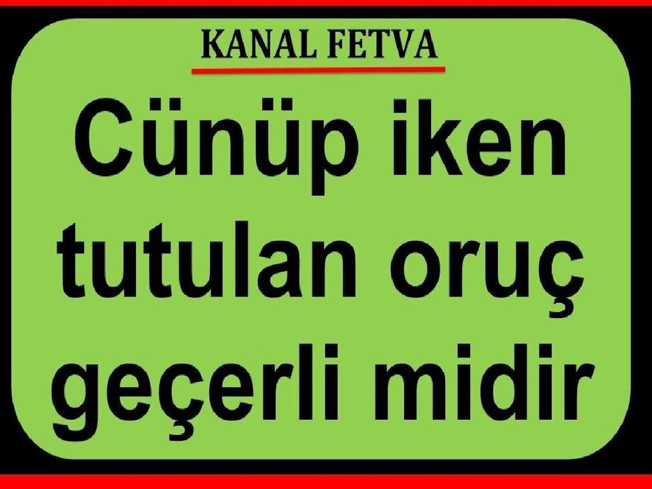 cünup olmak orucu bozar mı? cünup olmak orucu bozar mı?