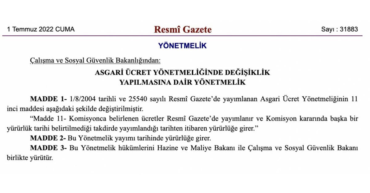 Değişiklik gerçekleşti Değişiklik gerçekleşti