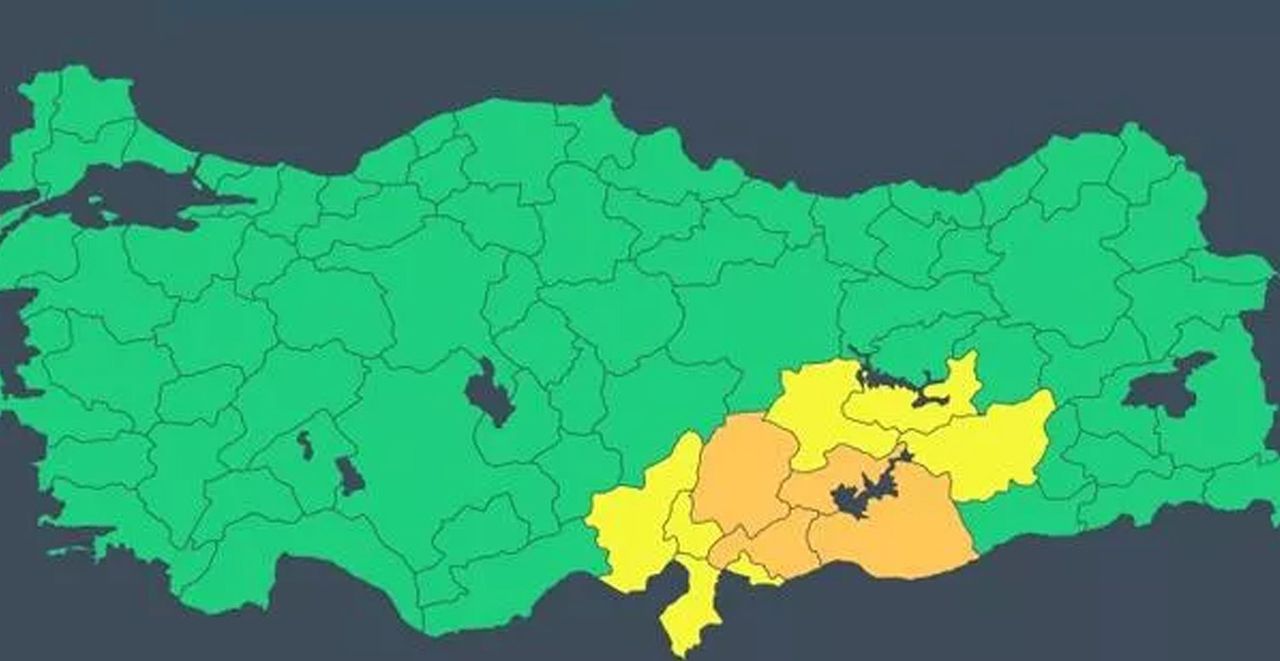 Deprem bölgeleri için uyarı Deprem bölgeleri için uyarı