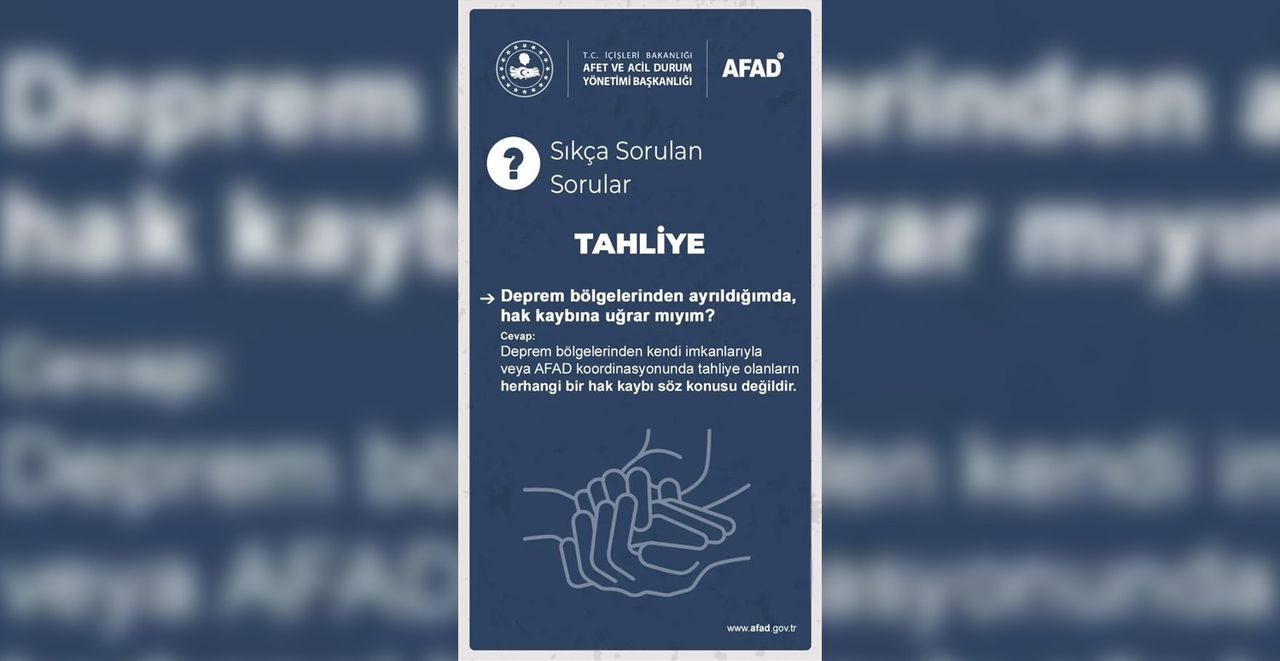 Deprem bölgesinden ayrıldığımda herhangi bir hak kaybına uğrar mıyım? Deprem bölgesinden ayrıldığımda herhangi bir hak kaybına uğrar mıyım?