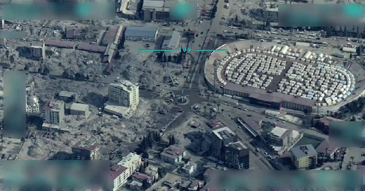 Deprem İHA Görüntü Deprem İHA Görüntü