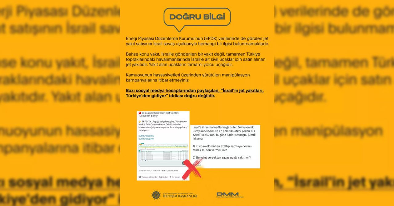 Dezenformasyonla Mücadele Merkezi açıklama Dezenformasyonla Mücadele Merkezi açıklama