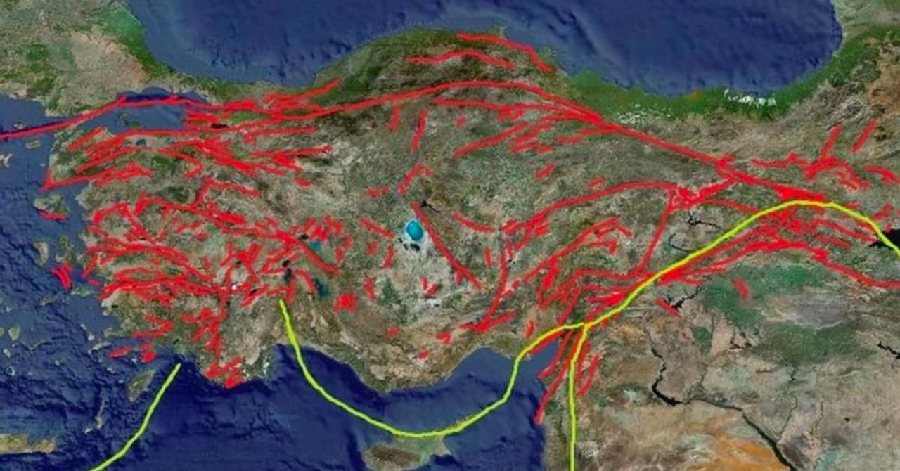 Diri Fay Haritası-1 Diri Fay Haritası-1