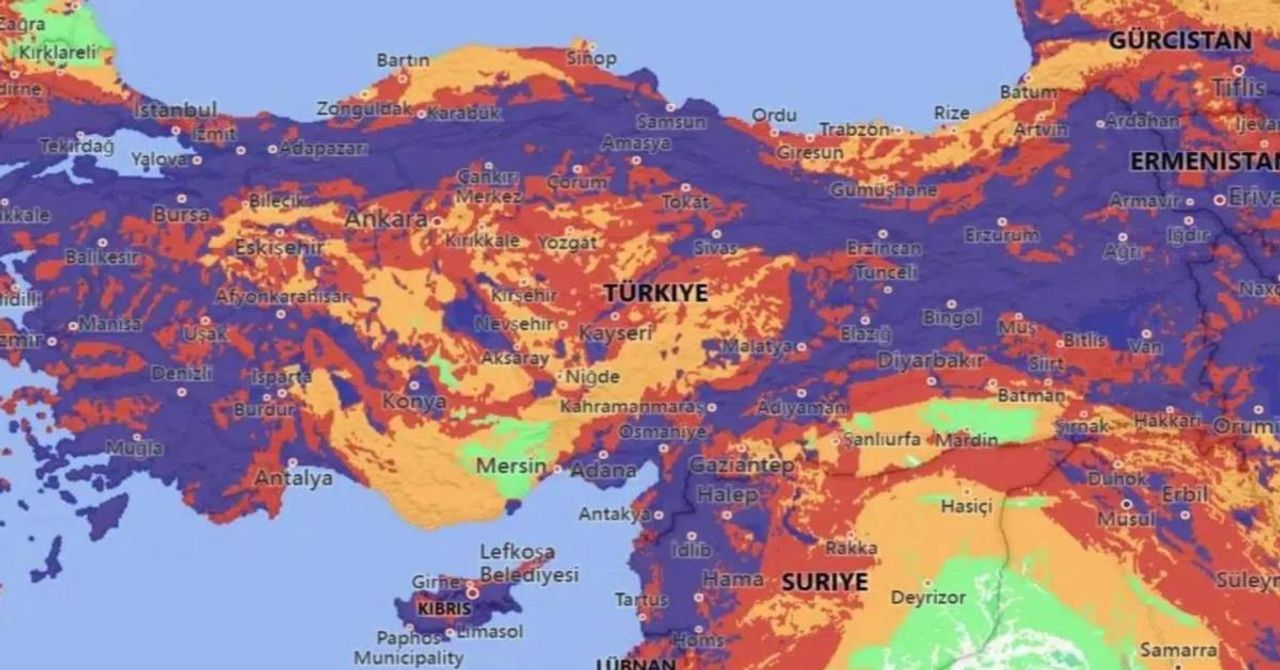 Diri Fay Haritası Diri Fay Haritası