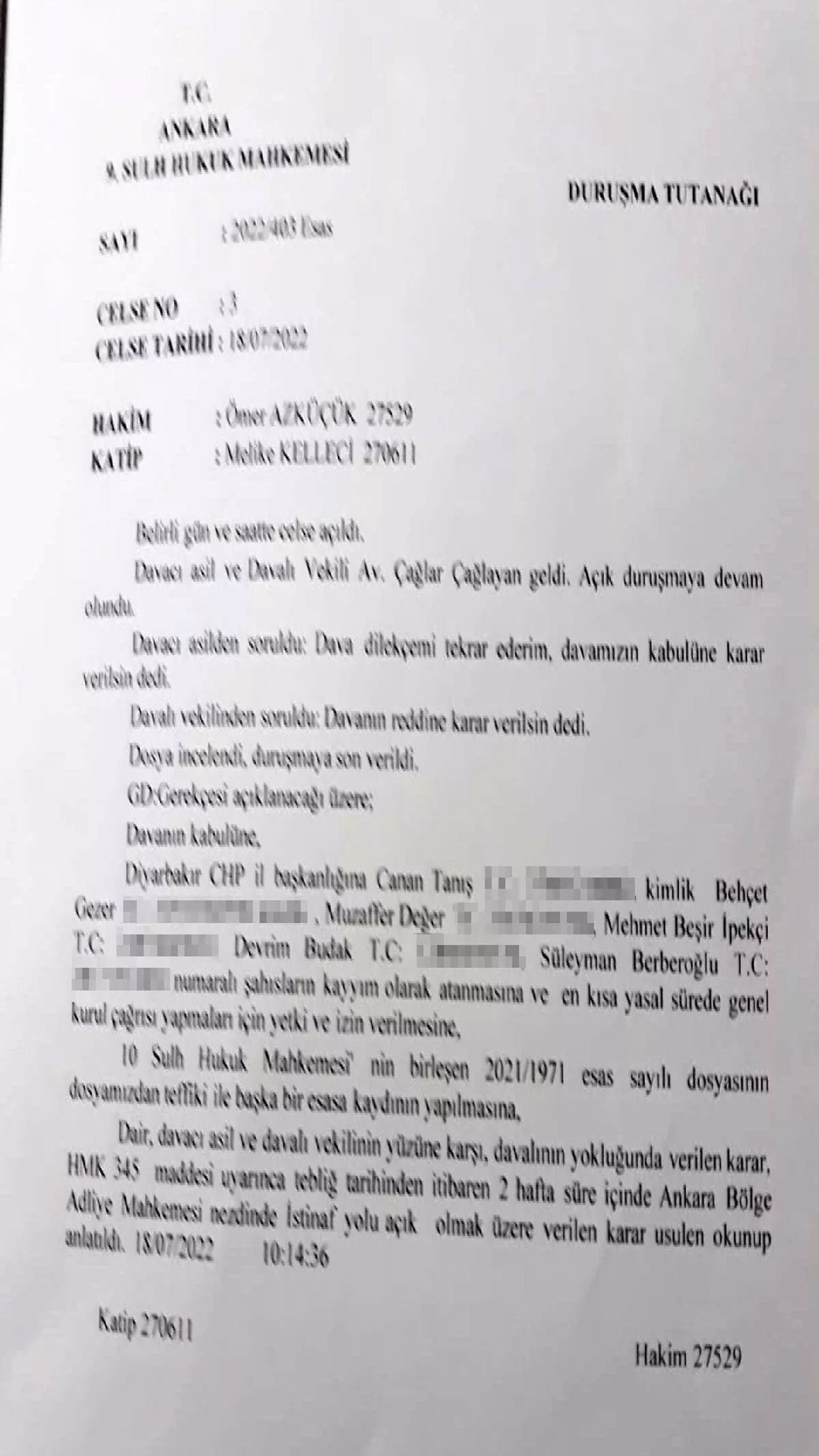 Diyarbakır İl Başkanı görevden alındı Diyarbakır İl Başkanı görevden alındı