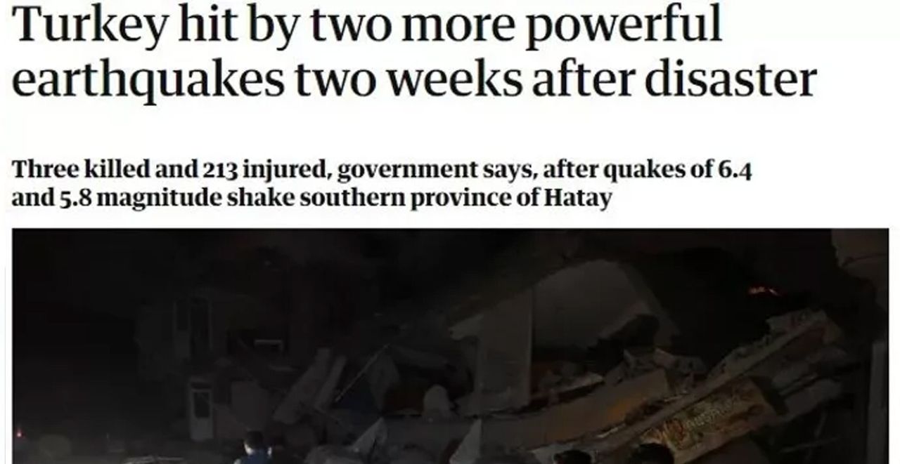Dünya basınında deprem Dünya basınında deprem
