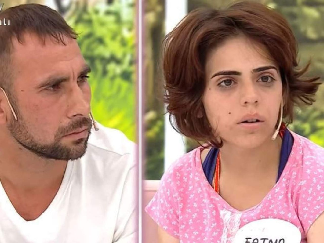 Esra Erol programında kumalığı kabul eden zihinsel engelli Fatma Esra Erol programında kumalığı kabul eden zihinsel engelli Fatma
