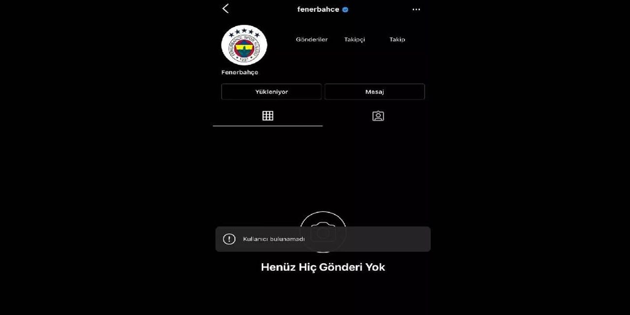 Fenerbahçe Instagram Hesabı Neden Açılmıyor Fenerbahçe Instagram Hesabı Neden Açılmıyor