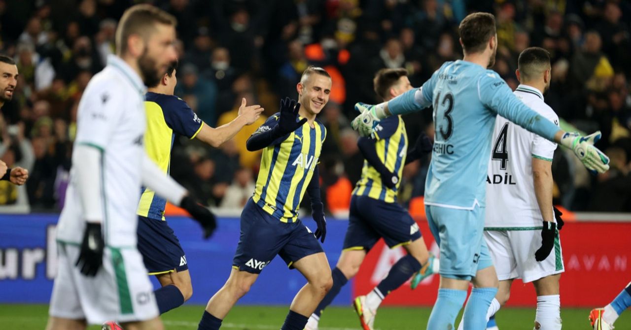 Fenerbahçe - Konyaspor maçı Fenerbahçe - Konyaspor maçı