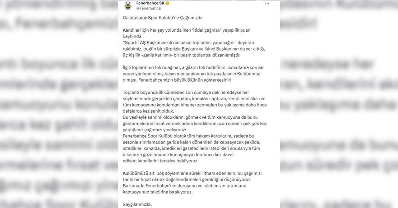 Fenerbahçe Fenerbahçe