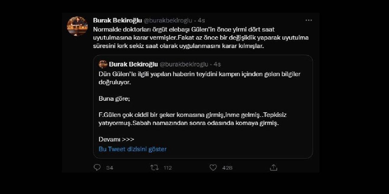 Fethullah Gülen Neden Görünmüyor