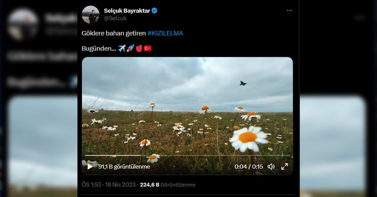 Göklere bahara getiren Kızılelma Göklere bahara getiren Kızılelma
