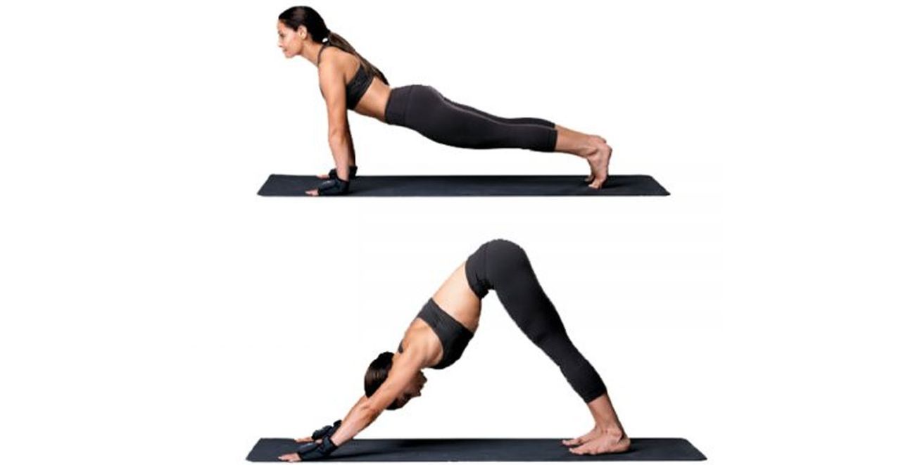 Plank to Downward Dog