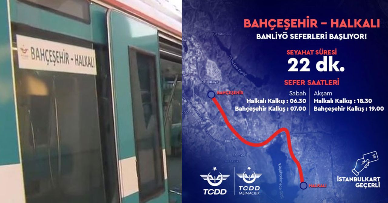 Halkalı-Bahçeşehir Banliyö Hattı Halkalı-Bahçeşehir Banliyö Hattı
